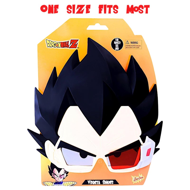 Sun-Staches Dragon Ball Z Vegeta Sunglasses Costume Accessory UV400 One Size Fits Most - Image 4